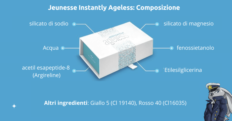 Recensione “Jeunesse Instantly Ageless”: Perché lo sconsiglio ai networker.