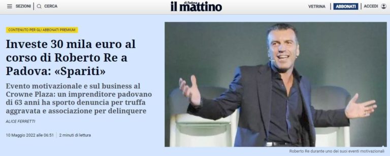 Roberto Re è un analfabeta funzionale?